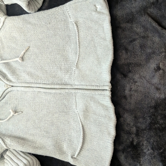 American Eagle Zip Up Collared Cardigan - Picture 8 of 8